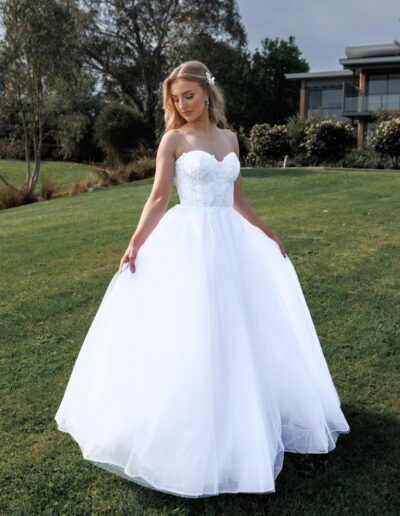 Gorgeous lace and tull wedding dress with glitter, bridal gown inspiration