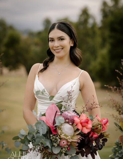 Satin wedding dress perfect for winery wedding, Sienna by Essa